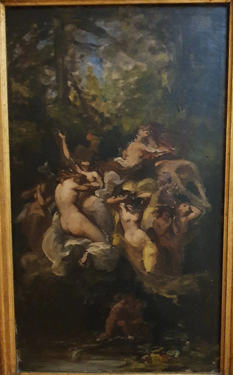Le ninfe di Mondego piangono la morte di Inês de Castro - Museu Jose Malhoa, Caldas da Rainha